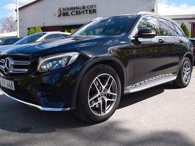 Svart (svart met) Begagnad 2018 Mercedes GLC220 AMG line SUV | 364 900 kr (Dyr)
