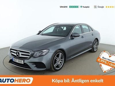 Begagnad Mercedes E220 AMG line 194 HK (142 kW) 2018 Grå Sedan