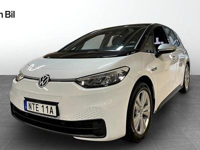 Begagnad VW ID.3 Pro 150 kW (204 HK) 2020 Vit Halvkombi