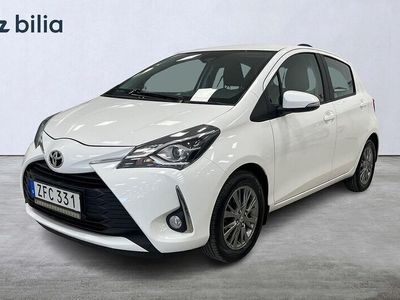 begagnad Toyota Yaris 1.5 VVT-iE 1.5 VVT-iE 5-D Manuell / M-värm / LED Ramp / Garanti 2018 Vit