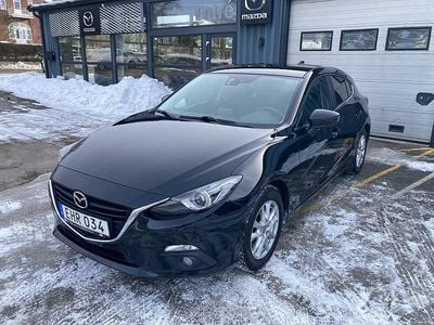 Begagnad Mazda 3 Vision 120 HK (88 kW) 2014 Svart Halvkombi