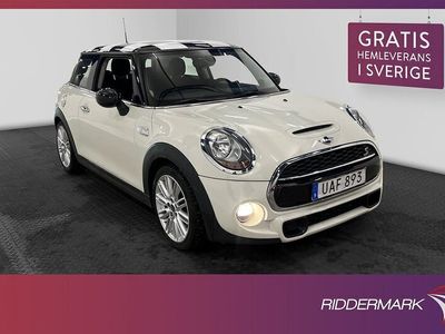 begagnad Mini Cooper S 3-d 192hk H/K JCW Sporstolar 0.54L/mil