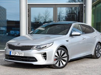 begagnad Kia Optima GT 2.0 Turbo 245HK Pano H/K Navi Läder