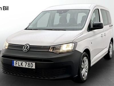 Vit Begagnad 2021 VW Caddy Minibuss | 294 500 kr (Lite dyr)