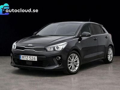Begagnad Kia Rio 99 HK (72 kW) 2018 Svart Halvkombi