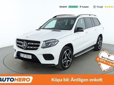 Vit Begagnad 2018 Mercedes GLS350 AMG line SUV | 431 000 kr (Marknadspris)