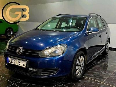 Begagnad VW Golf VI 105 HK (77 kW) 2011 Blå Halvkombi