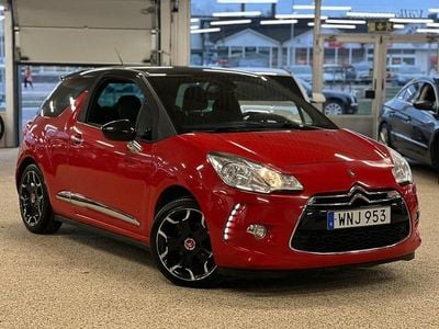 Röd Begagnad 2011 Citroën DS3 Halvkombi | 49 990 kr (Marknadspris)