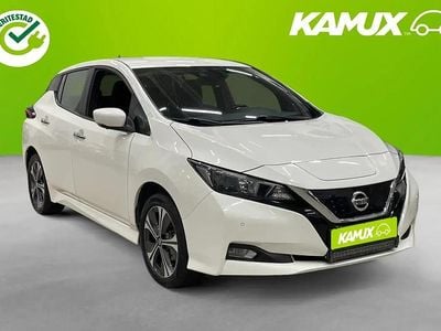 Vit Begagnad 2021 Nissan Leaf 360º Halvkombi | 184 700 kr (Bra pris)