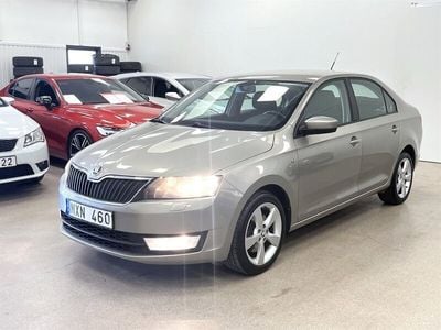 Begagnad Skoda Rapid Elegance 105 HK (77 kW) 2013 Ljusbrun Halvkombi