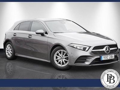 Mörkgrå Begagnad 2018 Mercedes A200 AMG Halvkombi | 239 900 kr (Marknadspris)