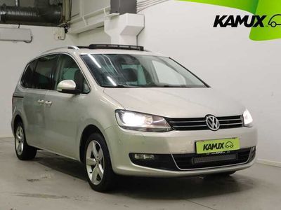 begagnad VW Sharan 2.0 TDI Premium 7-sits Pano Kamera Drag Värmare