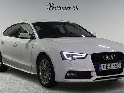 Begagnad Audi A5 Sportback Sport 177 HK (130 kW) 2016 Vit Halvkombi