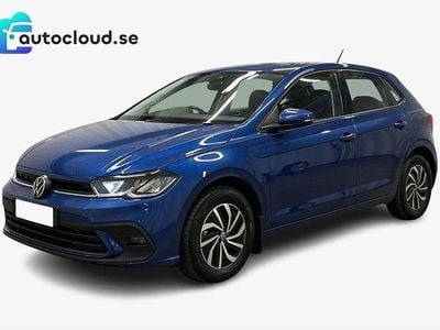 Blå Begagnad 2022 VW Polo Business Halvkombi | 229 800 kr (Dyr)