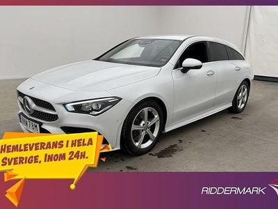 Vit Begagnad 2021 Mercedes CLA200 Shooting Brake AMG Kombi | 294 800 kr (Marknadspris)