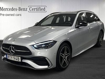 Silver Begagnad 2025 Mercedes C300 AMG Kombi | 509 000 kr