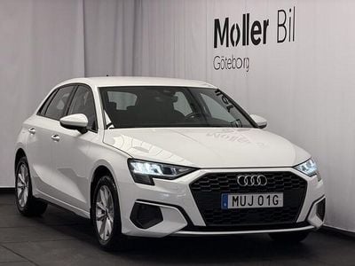Vit Begagnad 2023 Audi A3 Proline Sedan | 223 900 kr (Bra pris)