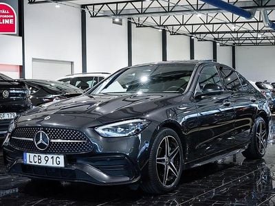 Grå Begagnad 2022 Mercedes C300e AMG line Sedan | 409 500 kr (Lite dyr)