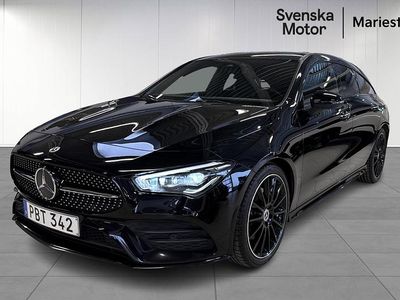 Svart Begagnad 2022 Mercedes CLA200 Shooting Brake AMG line Kombi | 318 900 kr