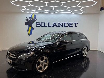 Svart Begagnad 2017 Mercedes C350e Avantgarde Kombi | 159 900 kr