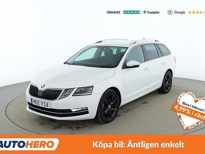 Begagnad Skoda Octavia Style 151 HK (111 kW) 2019 Vit Kombi