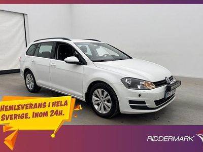 Begagnad VW Golf VII 105 HK (77 kW) 2013 Vit Kombi