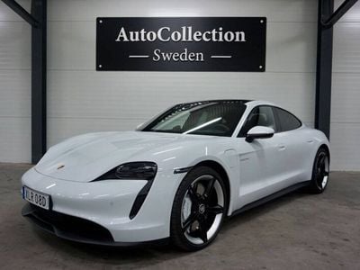 Begagnad Porsche Taycan 4S Performance Package 420 kW (572 HK) 2020 Vit Sedan