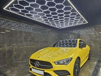Begagnad Mercedes CLA200 AMG 164 HK (120 kW) 2020 Gul Sportkupé