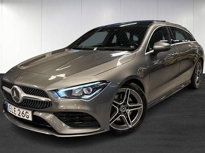 Begagnad Mercedes CLA200 Shooting Brake AMG 163 HK (119 kW) 2020 Grå Kombi