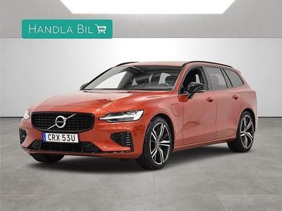 Röd Begagnad 2020 Volvo V60 R-Design Kombi | 349 900 kr (Marknadspris)