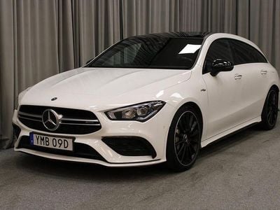 Begagnad Mercedes CLA35 AMG Shooting Brake AMG 306 HK (225 kW) 2019 Vit Kombi