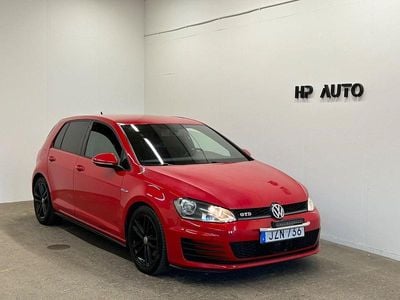 Röd Begagnad 2015 VW Golf VII GTD Halvkombi | 139 900 kr (Marknadspris)