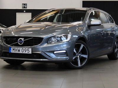 Grå Begagnad 2018 Volvo V60 R-Design Kombi | 214 900 kr (Bra pris)