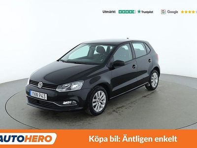 Svart Begagnad 2016 VW Polo Halvkombi | 79 000 kr (Marknadspris)