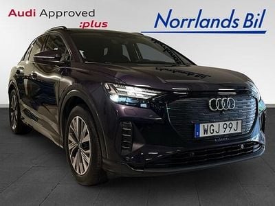 Lila (auroraviolett metallic) Begagnad 2022 Audi Q4 e-tron Proline SUV | 389 000 kr (Marknadspris)
