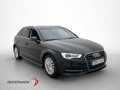 Begagnad Audi A3 Attraction 110 HK (80 kW) 2015 Svart Halvkombi