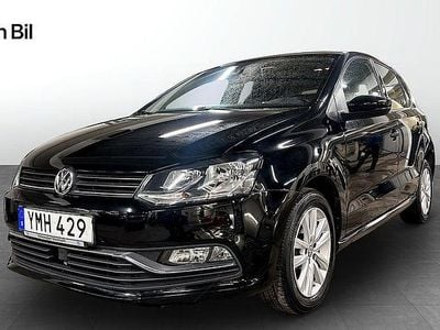 Begagnad VW Polo 90 HK (66 kW) 2017 Svart Halvkombi