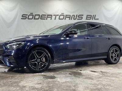 Blå metallic Begagnad 2021 Mercedes E300 AMG Kombi | 389 900 kr (Marknadspris)