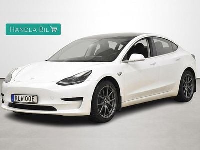 Begagnad Tesla Model 3 Standard Range Plus 239 kW (325 HK) 2020 Vit Sedan
