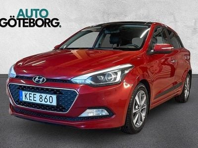Röd (chili röd metallic) Begagnad 2015 Hyundai i20 Premium Halvkombi | 64 500 kr