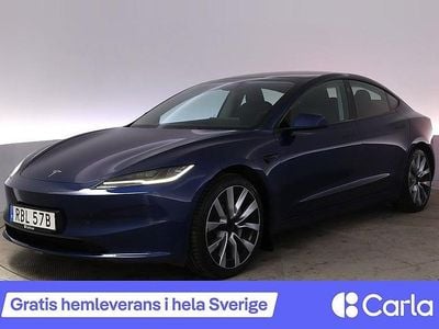 Begagnad Tesla Model 3 Long Range AWD 366 kW (498 HK) 2023 Blå Sedan