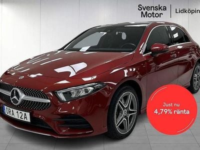 Röd Begagnad 2022 Mercedes A250 Halvkombi | 318 200 kr (Lite dyr)