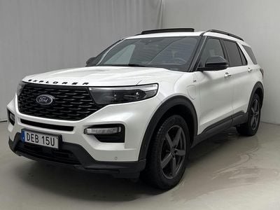 Vit Begagnad 2020 Ford Explorer ST-Line SUV | 410 000 kr