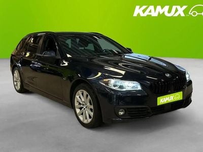 Blå Begagnad 2016 BMW 520 Sport Line Kombi | 168 700 kr (Marknadspris)