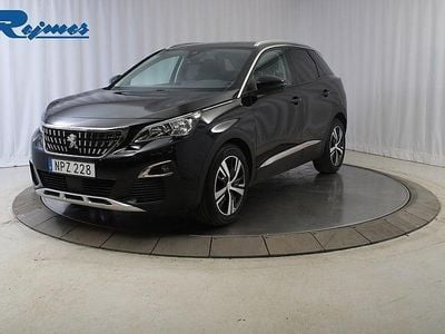 Svart Begagnad 2018 Peugeot 3008 Allure SUV | 173 800 kr (Marknadspris)