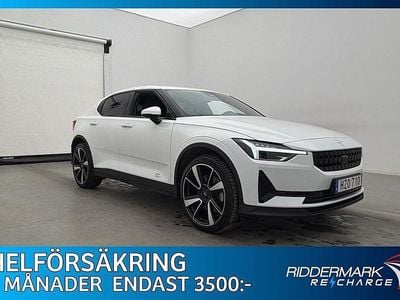 Vit Begagnad 2021 Polestar 2 Standard Range Single Motor Halvkombi | 284 800 kr (Marknadspris)