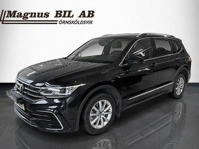 Begagnad VW Tiguan Allspace R-line 200 HK (147 kW) 2021 Svart SUV