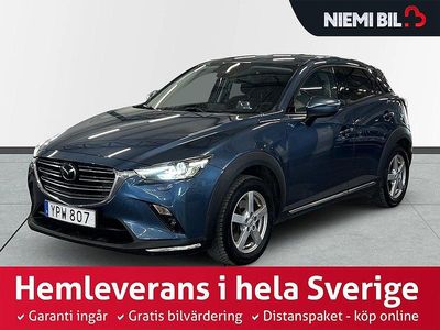 Begagnad Mazda CX-3 121 HK (88 kW) 2018 Blå SUV