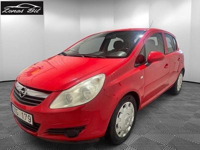 Begagnad Opel Corsa Enjoy 86 HK (63 kW) 2010 Röd Halvkombi