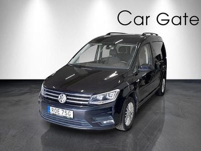 Begagnad VW Caddy 150 HK (110 kW) 2019 Svart Minibuss